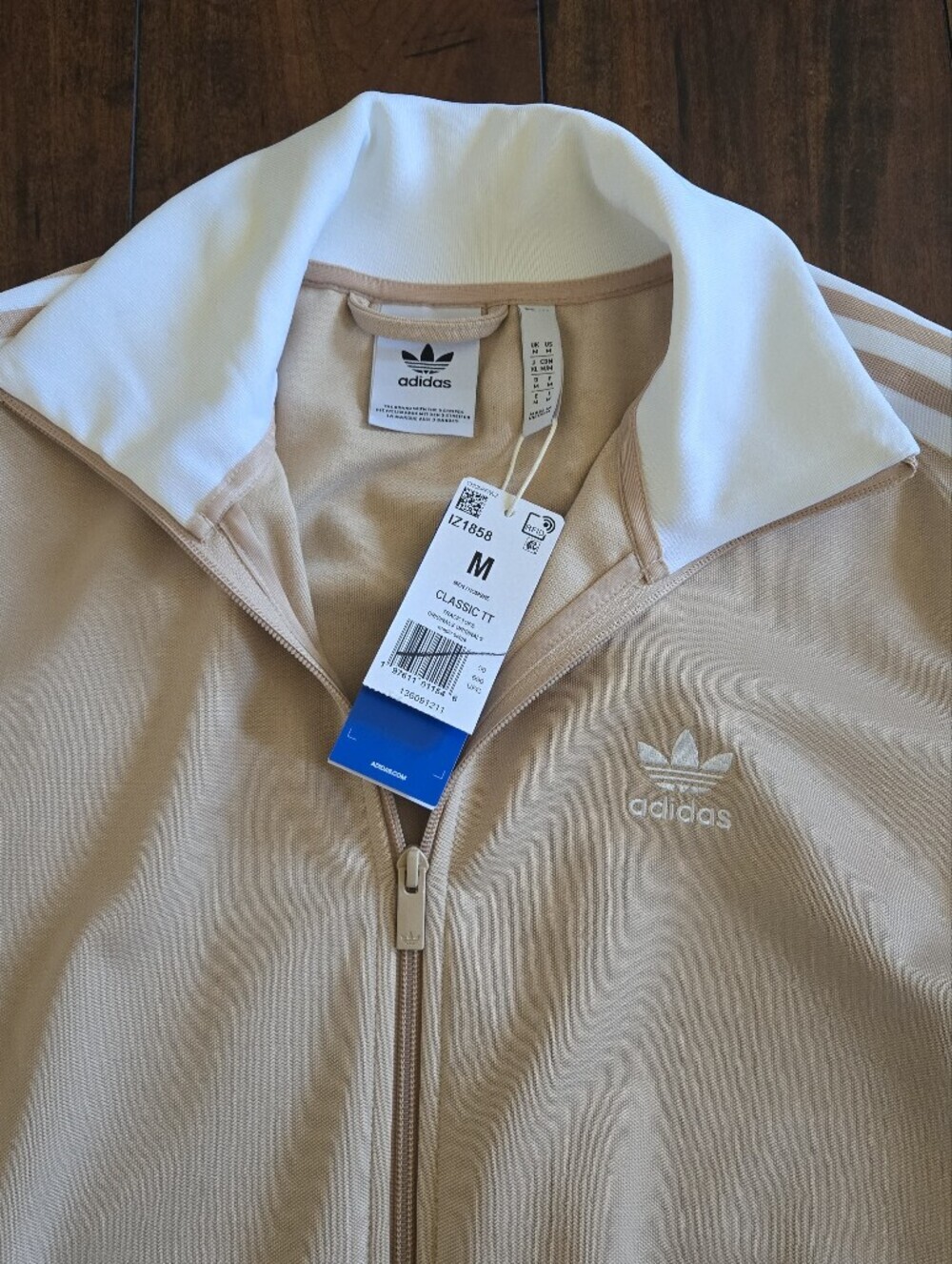 Adidas Men's Originals Magic Beige Adicolor Classics Firebird Track Suit Size M - Picture 7 of 16